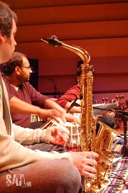 Side profile of Jesse's face in LCM with yellow lighting background.